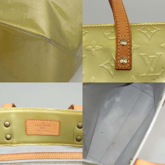 LOUIS VUITTON Monogram Vernis Reade MM Hand Bag Gris M91142 - Picture 11 of 13